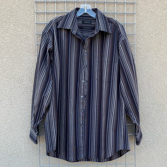 Claiborne Other - Men's Claiborne Wrinkle Free Stripe ButtonUp Shirt